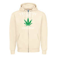 Sandshell tegridy farms Zipper Hoodie - linhVisuals
