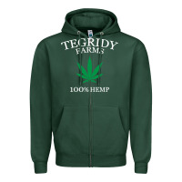 Sports Green tegridy farms Zipper Hoodie - linhVisuals