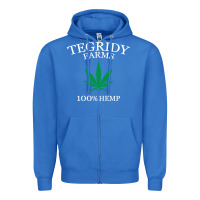True Royal tegridy farms Zipper Hoodie - linhVisuals