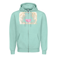 Seafoam labradoodle t  shirtfunny labradoodle face mask funny dog mouth t  shi Zipper Hoodie - linhVisuals