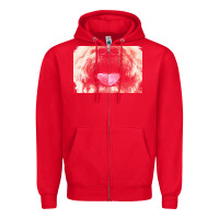 Red labradoodle t  shirtfunny labradoodle face mask funny dog mouth t  shi Zipper Hoodie - linhVisuals