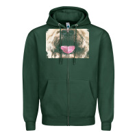 Sports Green labradoodle t  shirtfunny labradoodle face mask funny dog mouth t  shi Zipper Hoodie - linhVisuals