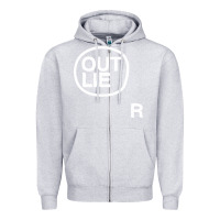 Heather Grey outlier Zipper Hoodie - linhVisuals