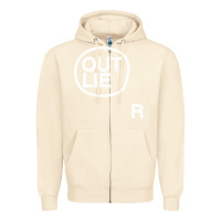 Sandshell outlier Zipper Hoodie - linhVisuals