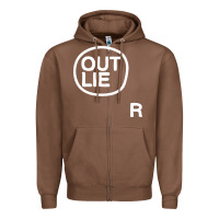 Chestnut outlier Zipper Hoodie - linhVisuals
