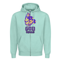 Seafoam kelvins god squad strong Zipper Hoodie - linhVisuals