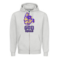 Dove Grey kelvins god squad strong Zipper Hoodie - linhVisuals