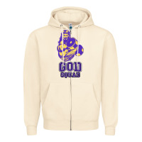Sandshell kelvins god squad strong Zipper Hoodie - linhVisuals