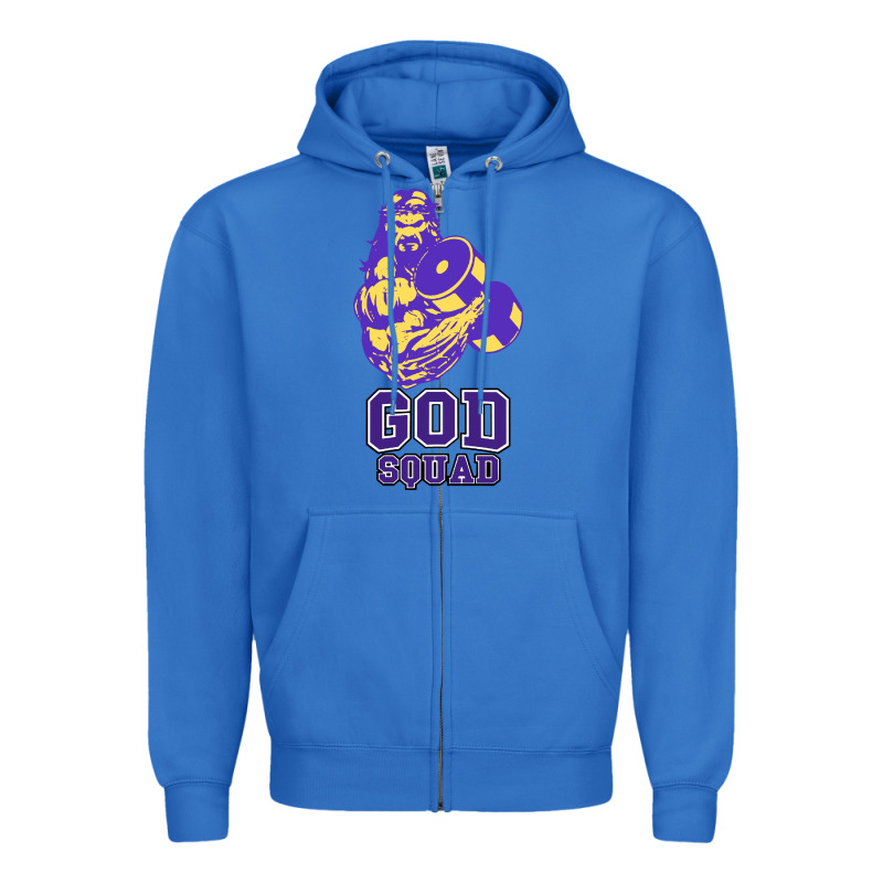 Kelvins God Squad Strong Zipper Hoodie by linhVisuals | Teevron