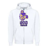 White kelvins god squad strong Zipper Hoodie - linhVisuals