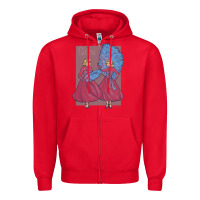 Red sisters    white christmas Zipper Hoodie - linhVisuals