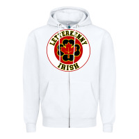 White letterkenny irish shoresy shamrock Zipper Hoodie - linhVisuals
