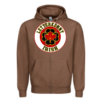 Chestnut letterkenny irish shoresy shamrock Zipper Hoodie - linhVisuals