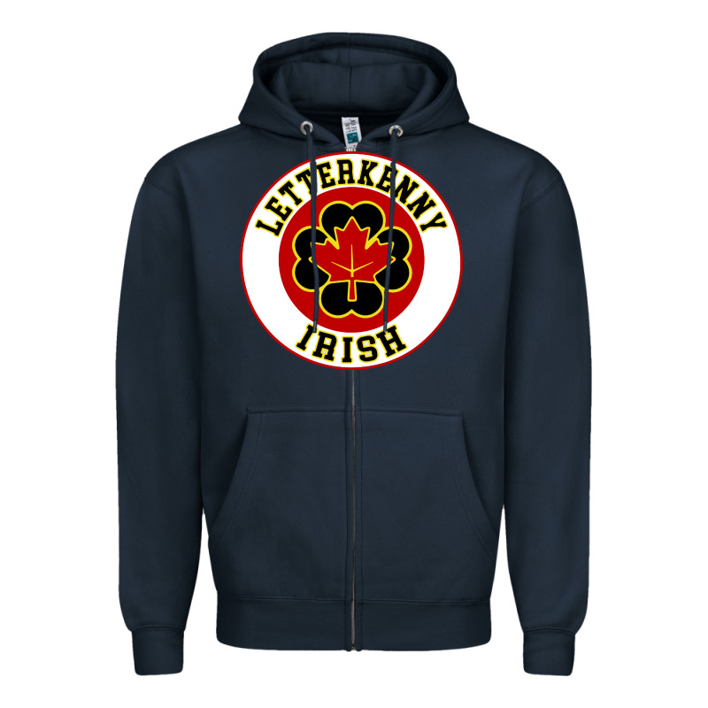 Letterkenny Irish Shoresy Shamrock Zipper Hoodie by linhVisuals | Teevron