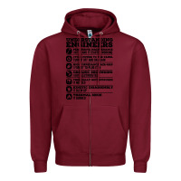 Burgundy understanding engineers funny Zipper Hoodie - linhVisuals