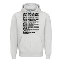 Dove Grey understanding engineers funny Zipper Hoodie - linhVisuals