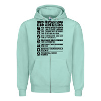 Seafoam understanding engineers funny Zipper Hoodie - linhVisuals