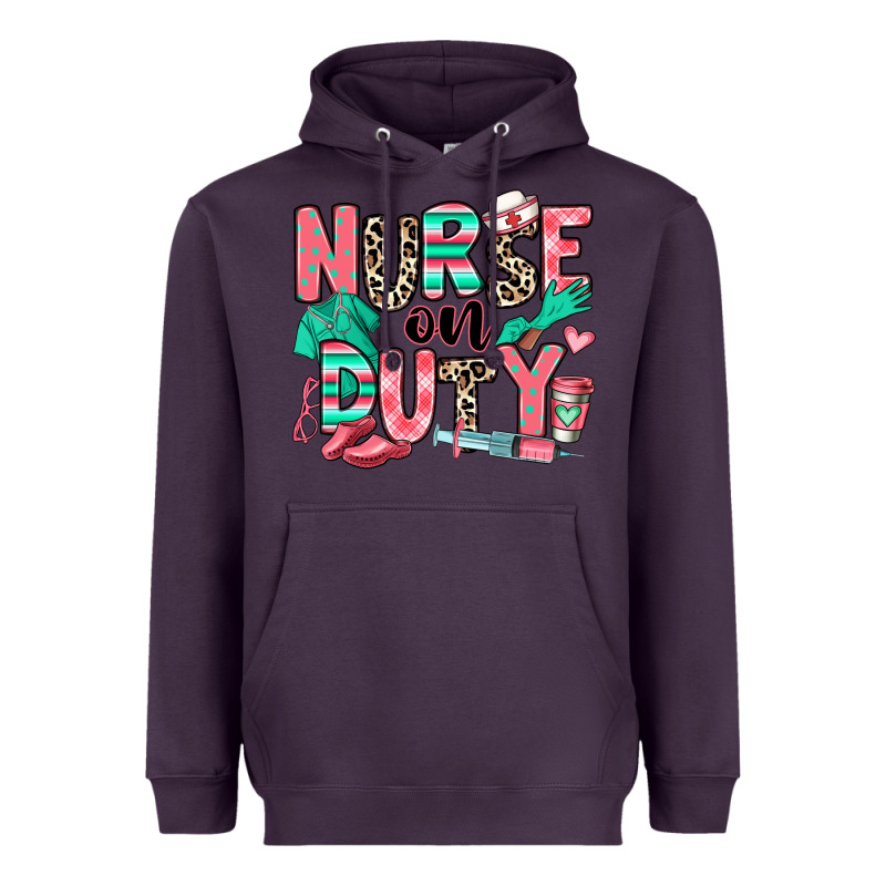 Nurse On Duty Heavyweight Hoodie by RanaPortraitStore | Teevron