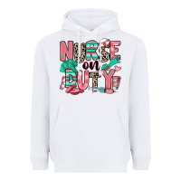 White nurse on duty Heavyweight Hoodie - RanaPortraitStore