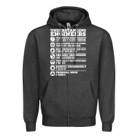 Charcoal Heather understanding engineers funny Zipper Hoodie - linhVisuals