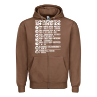 Chestnut understanding engineers funny Zipper Hoodie - linhVisuals