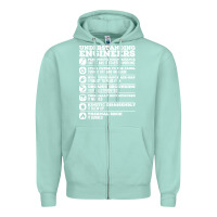 Seafoam understanding engineers funny Zipper Hoodie - linhVisuals