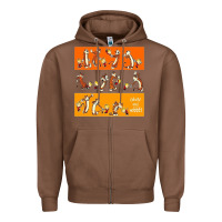 Chestnut calvin Zipper Hoodie - linhVisuals