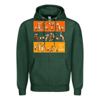 Sports Green calvin Zipper Hoodie - linhVisuals