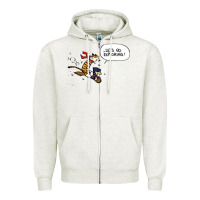 Oatmeal Heather calvin Zipper Hoodie - linhVisuals