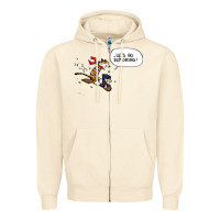 Sandshell calvin Zipper Hoodie - linhVisuals