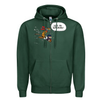 Sports Green calvin Zipper Hoodie - linhVisuals