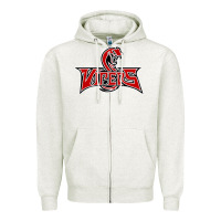 Oatmeal Heather vipers sports Zipper Hoodie - linhVisuals