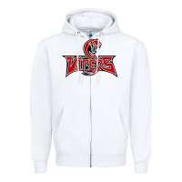White vipers sports Zipper Hoodie - linhVisuals