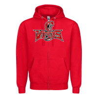 Red vipers sports Zipper Hoodie - linhVisuals
