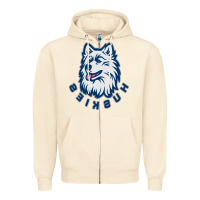 Sandshell HUSKIES Zipper Hoodie - linhVisuals