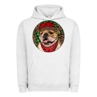 Pigment Lunar Rock Christmas English Bulldog Urban Hoodie - RanaPortraitStore