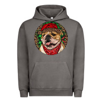 Pigment Tornado Christmas English Bulldog Urban Hoodie - RanaPortraitStore