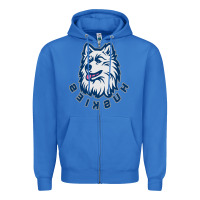 True Royal HUSKIES Zipper Hoodie - linhVisuals