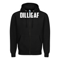 Black dilligaf    bowling Zipper Hoodie - linhVisuals