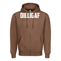 Chestnut dilligaf    bowling Zipper Hoodie - linhVisuals