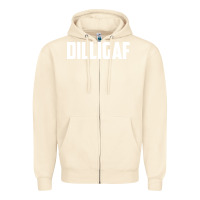 Sandshell dilligaf    bowling Zipper Hoodie - linhVisuals
