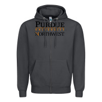 Smoke purdue university northwest Zipper Hoodie - linhVisuals