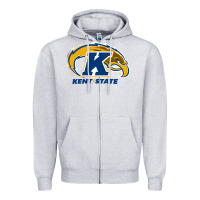Heather Grey kent Zipper Hoodie - linhVisuals