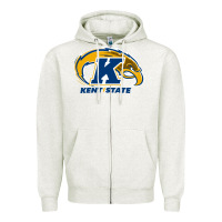 Oatmeal Heather kent Zipper Hoodie - linhVisuals