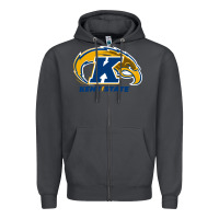 Smoke kent Zipper Hoodie - linhVisuals