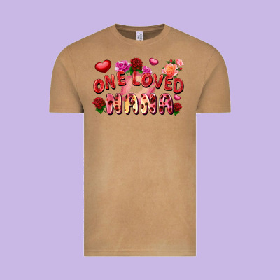 One Loved Nana Vintage Tee Designed By Fadigitalartstudio