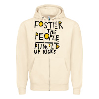 Sandshell Foster The People Pumped Up Kicks Zipper Hoodie - linhVisuals