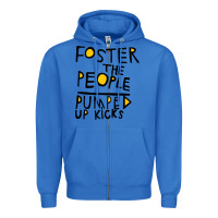 True Royal Foster The People Pumped Up Kicks Zipper Hoodie - linhVisuals