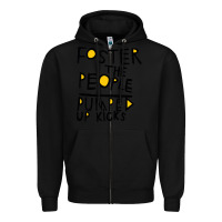 Black Foster The People Pumped Up Kicks Zipper Hoodie - linhVisuals