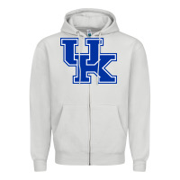 Dove Grey kentucky Zipper Hoodie - linhVisuals